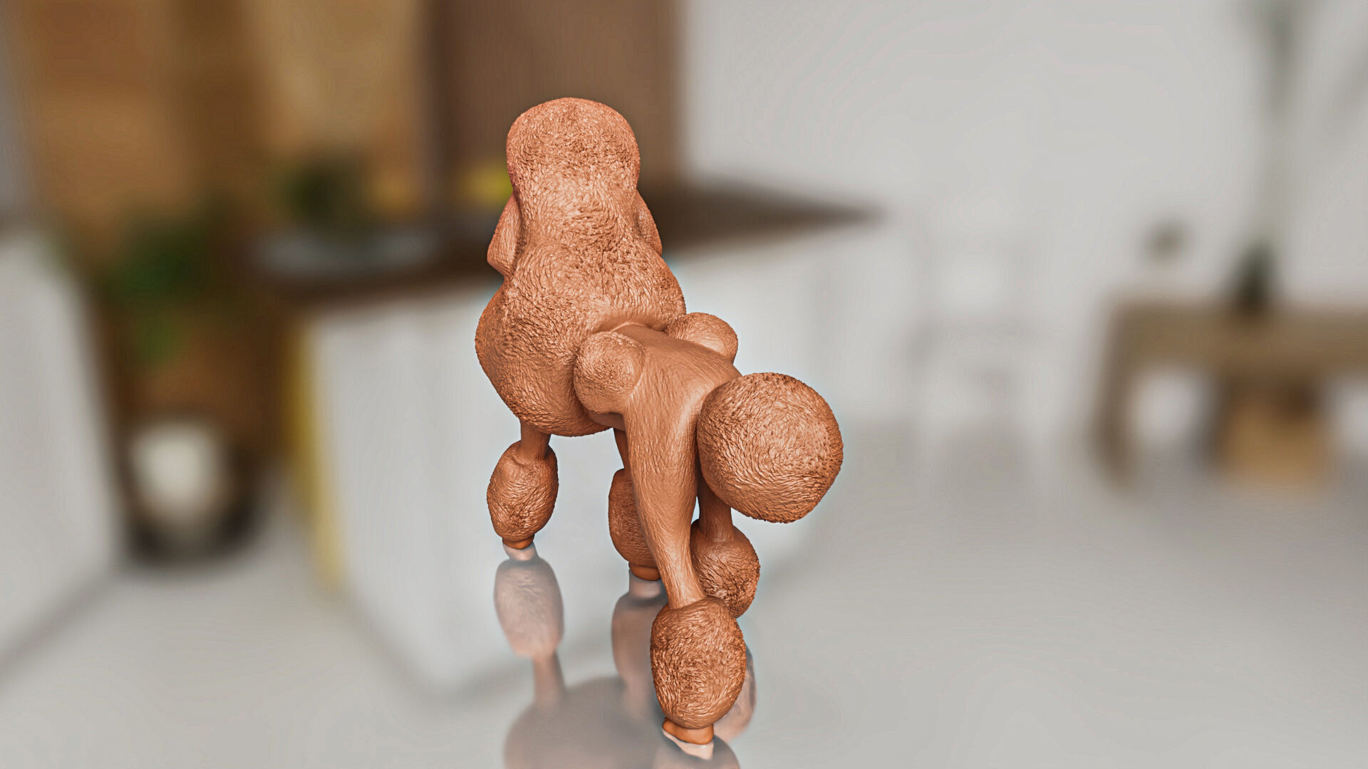 Poodle Dog Toy 3D print model_4