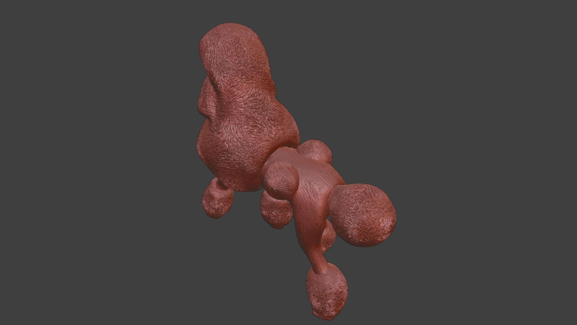 Poodle Dog Toy 3D print model_9