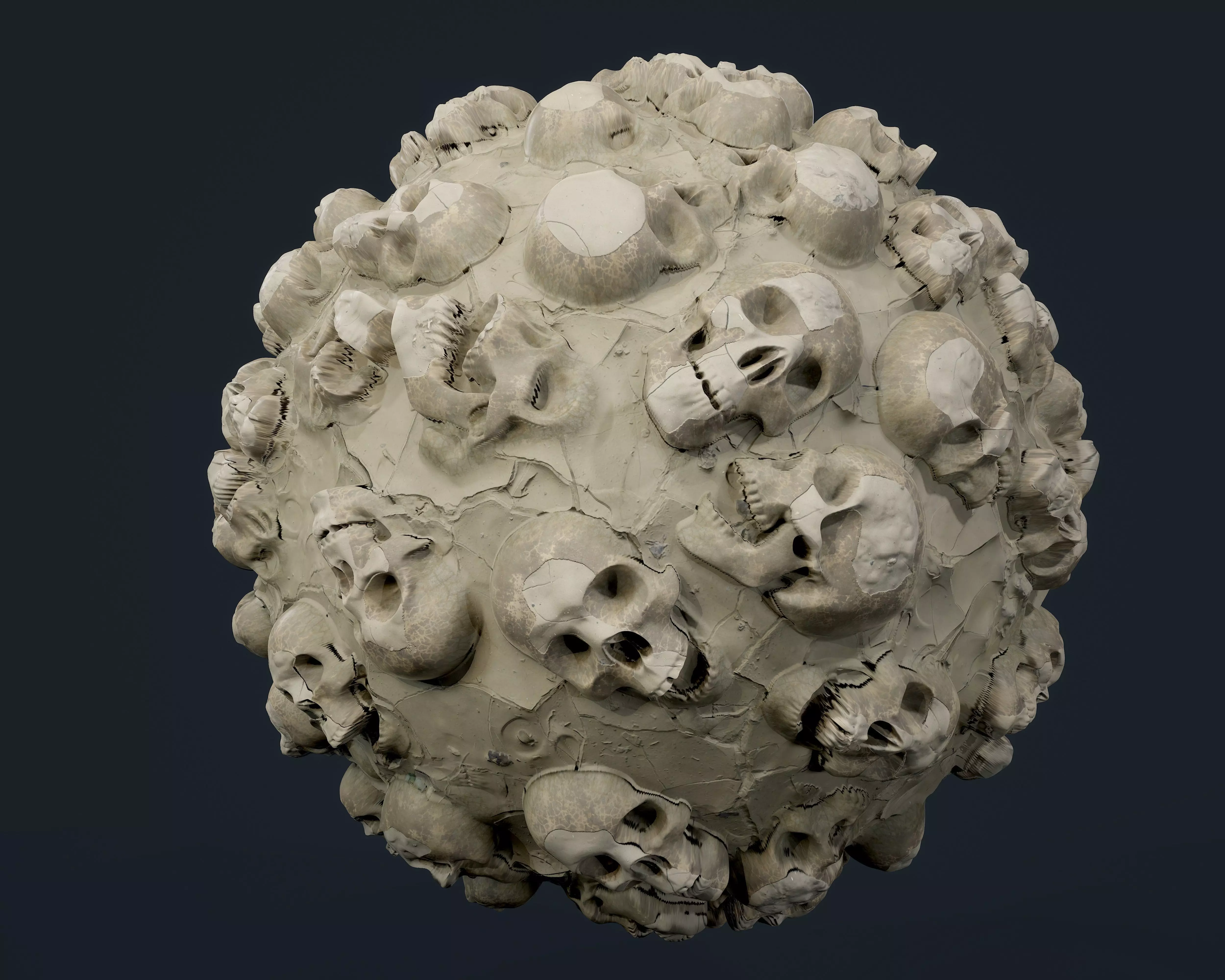 Skulls Bones Seamless PBR Texture 15 Texture_0