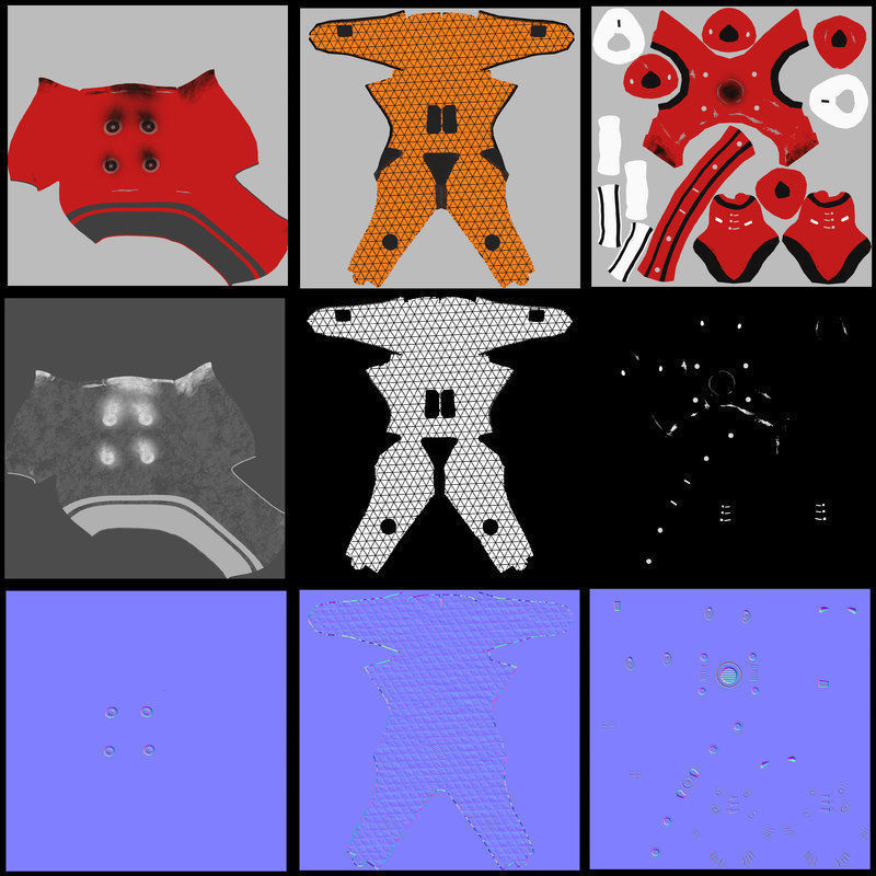 Alien Kid 3D model Low-poly 3D model_12