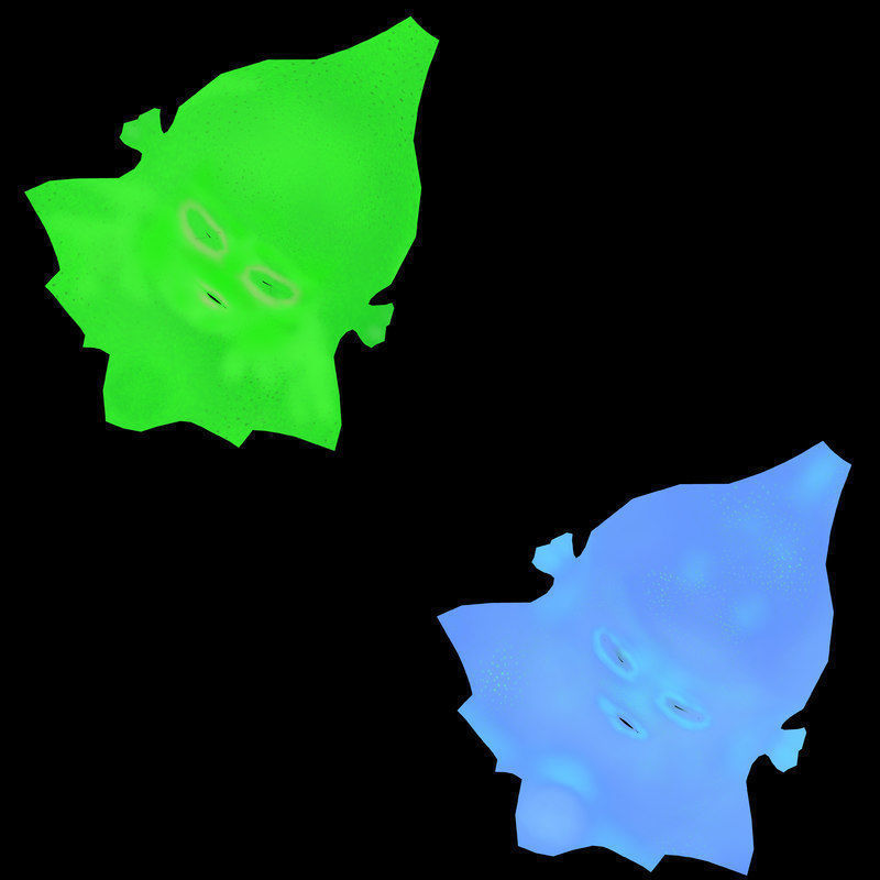 Alien Kid 3D model Low-poly 3D model_13