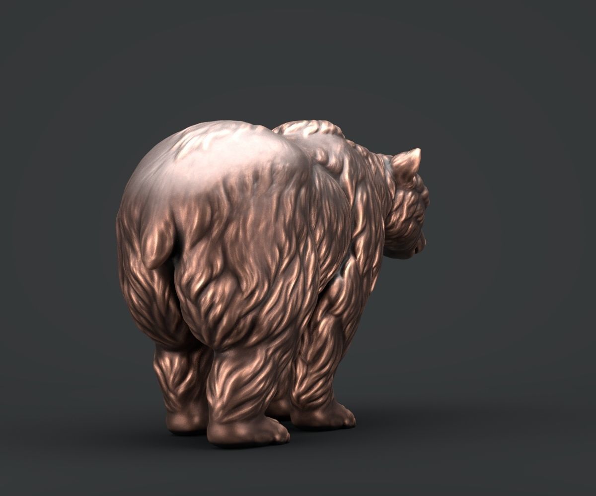 Brown Bear 3D print model_5