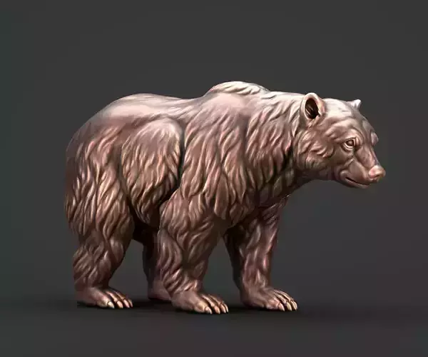 Brown Bear 3D print model
