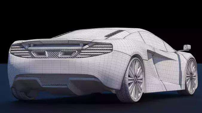 Maclaren mp4 3Dmodel in 3dsmax 