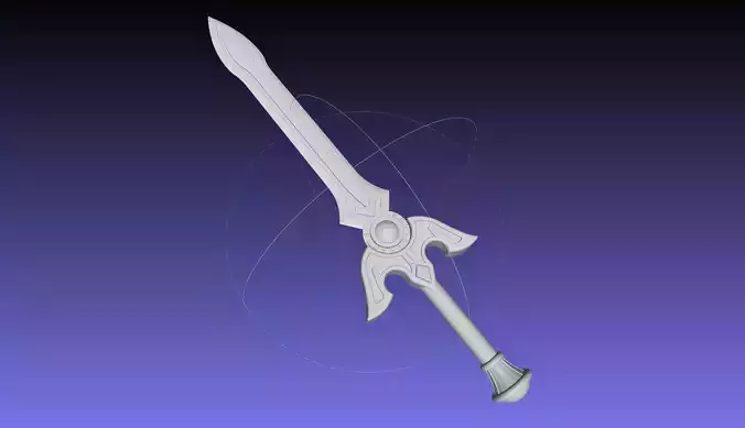 Shield Hero Sword Hero Sword Printable Assembly 3D print model