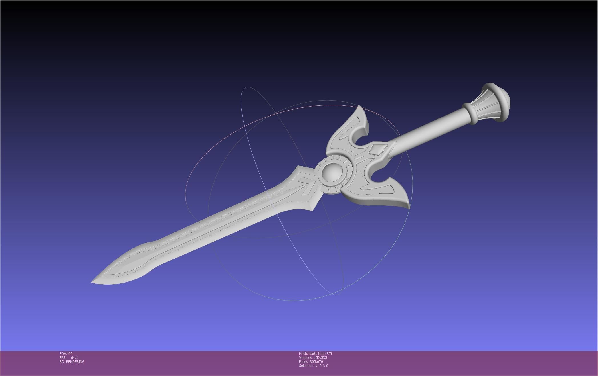 Shield Hero Sword Hero Sword Printable Assembly 3D print model_79