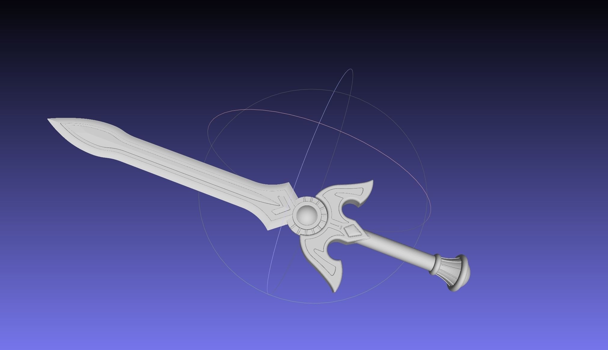 Shield Hero Sword Hero Sword Printable Assembly 3D print model_32