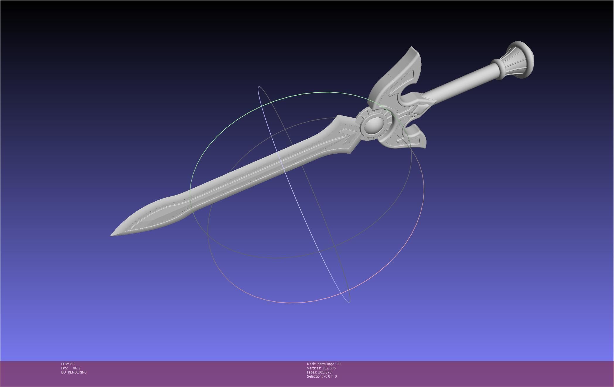 Shield Hero Sword Hero Sword Printable Assembly 3D print model_69