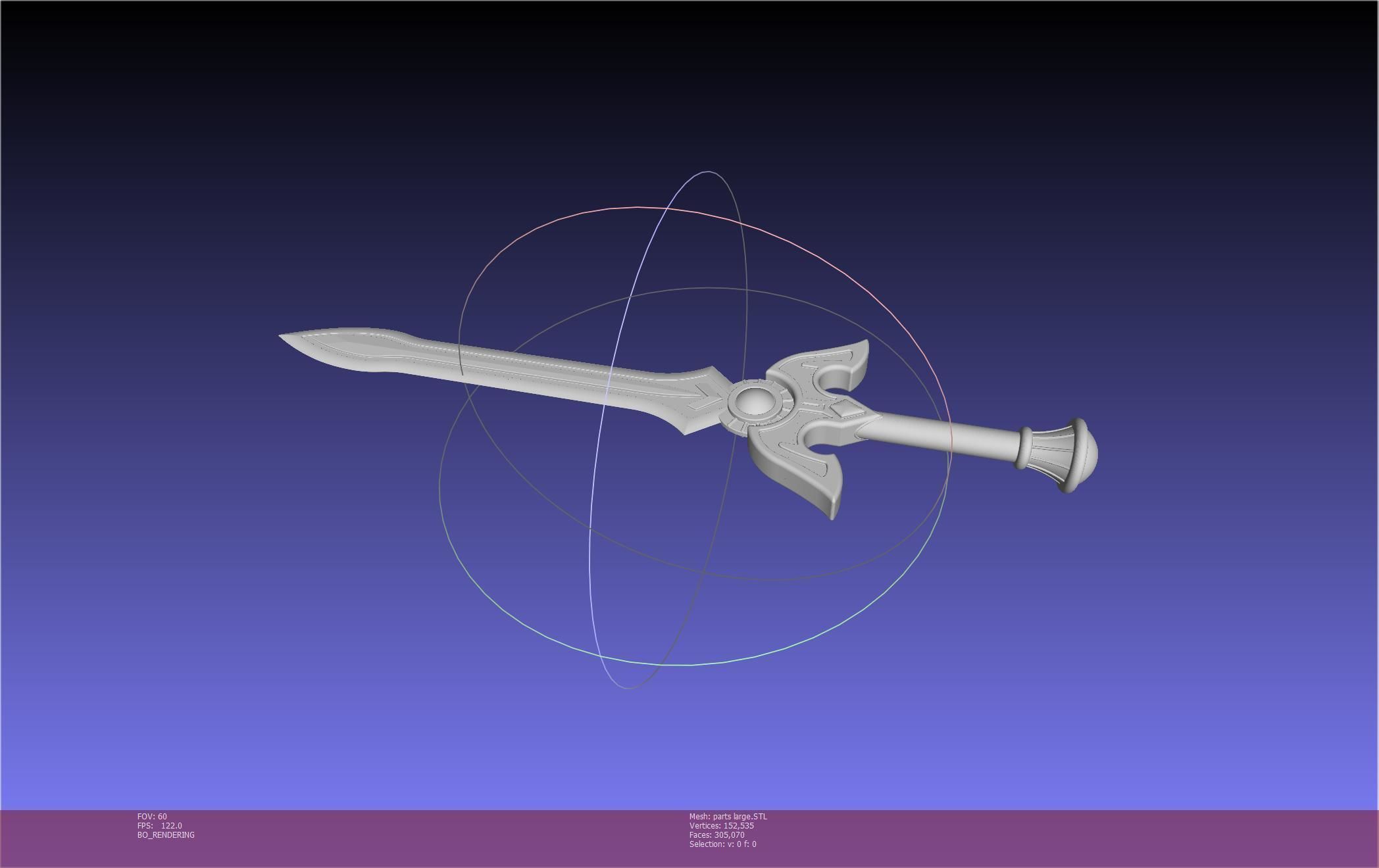 Shield Hero Sword Hero Sword Printable Assembly 3D print model_106