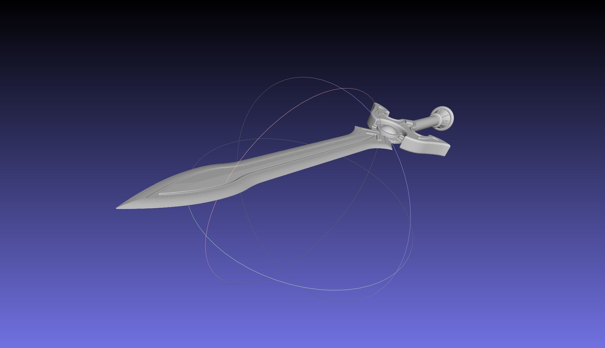 Shield Hero Sword Hero Sword Printable Assembly 3D print model_4