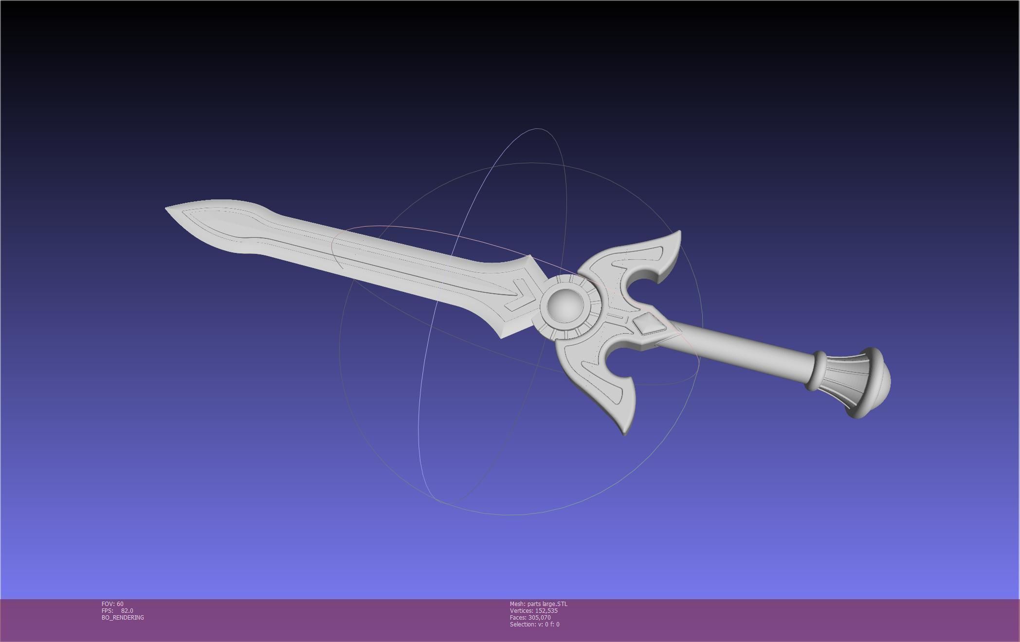Shield Hero Sword Hero Sword Printable Assembly 3D print model_105