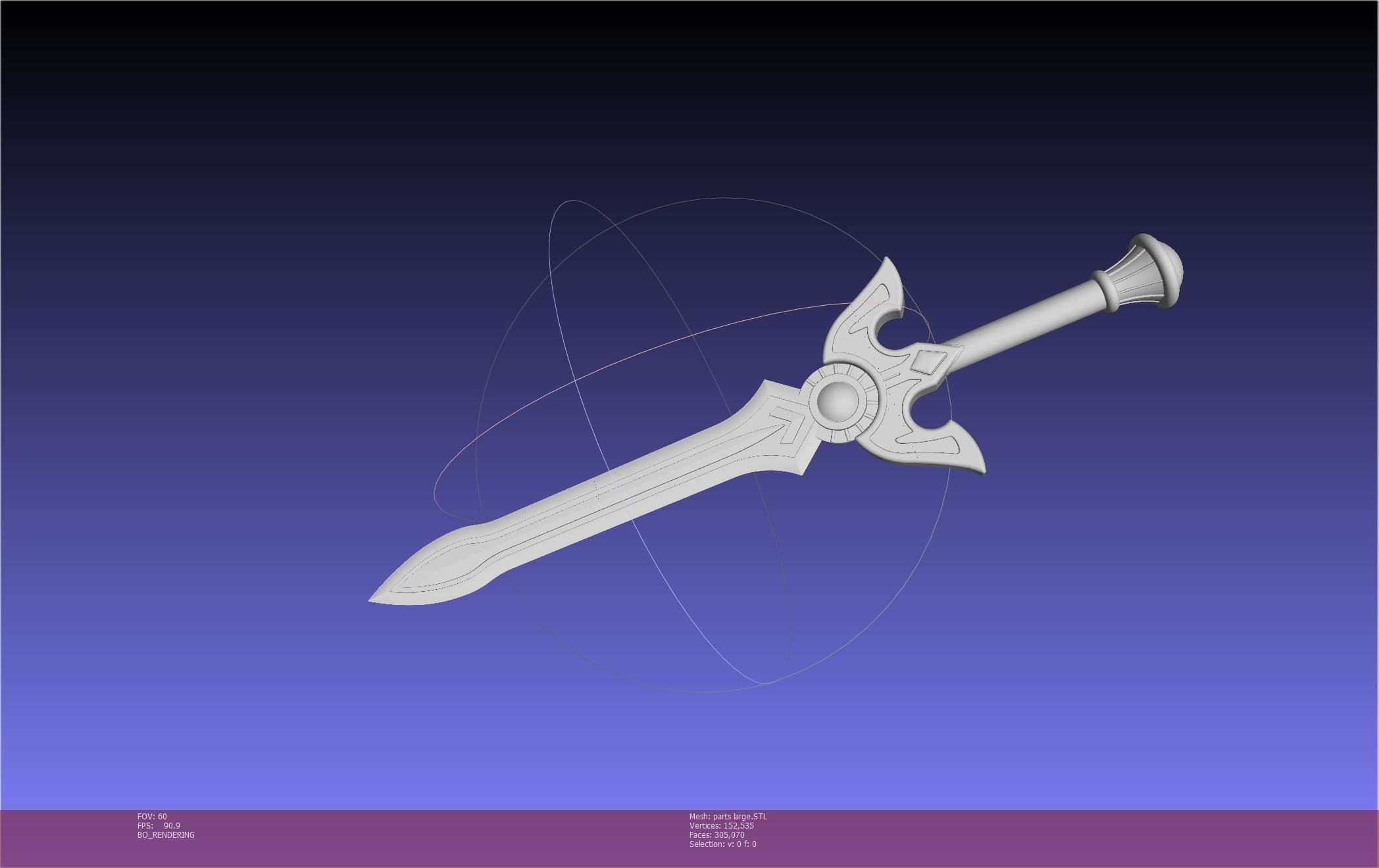 Shield Hero Sword Hero Sword Printable Assembly 3D print model_78