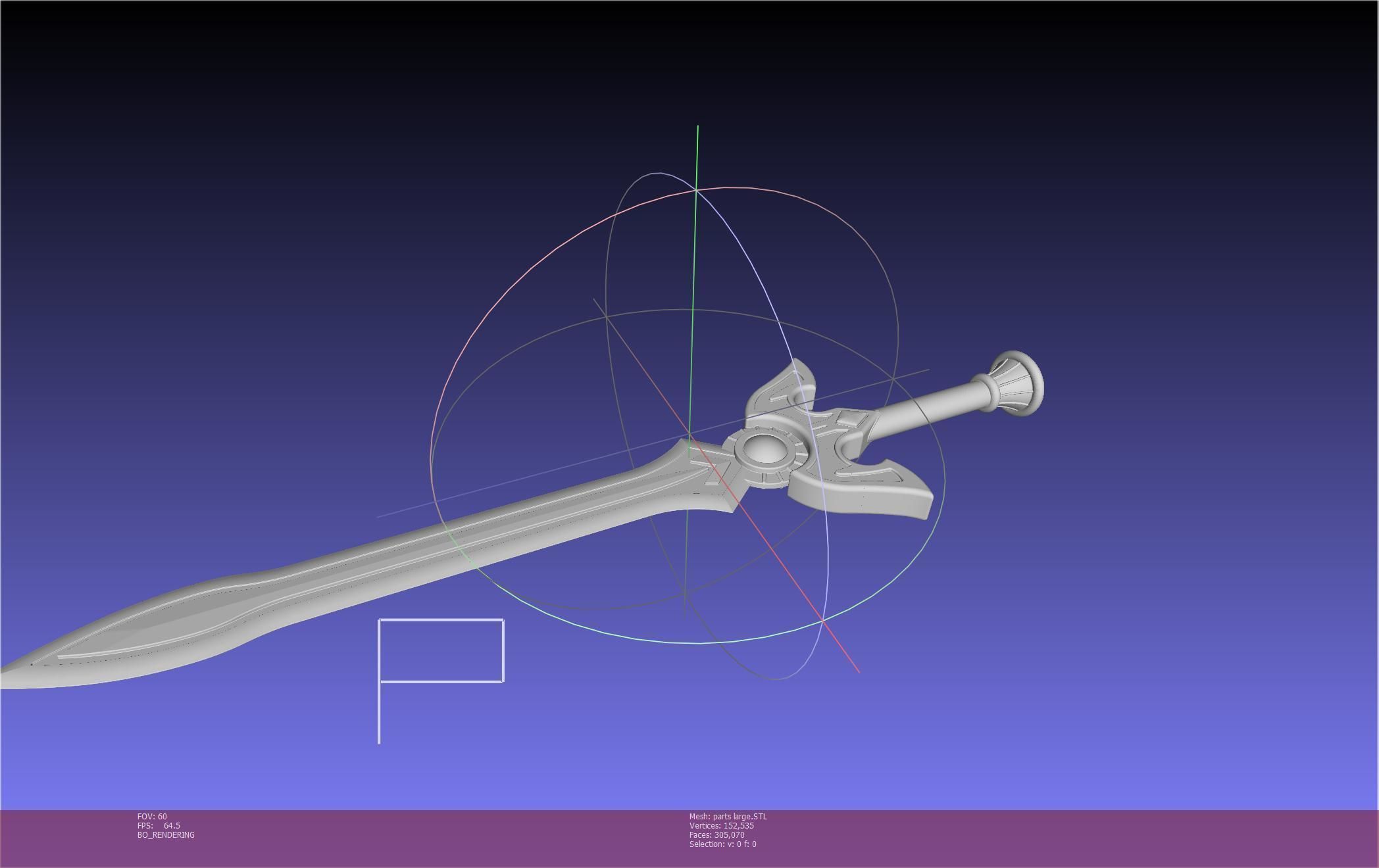 Shield Hero Sword Hero Sword Printable Assembly 3D print model_81