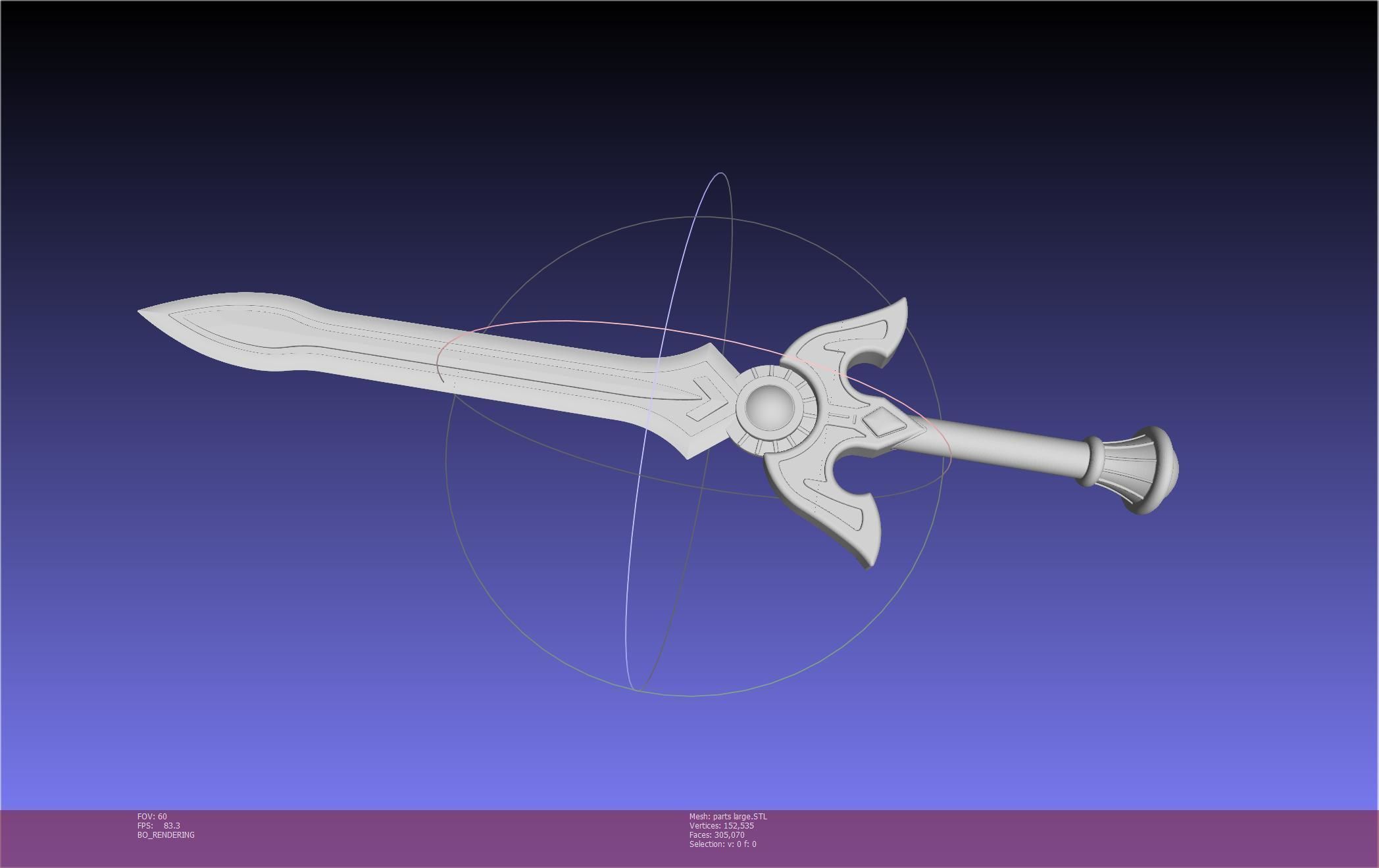 Shield Hero Sword Hero Sword Printable Assembly 3D print model_88