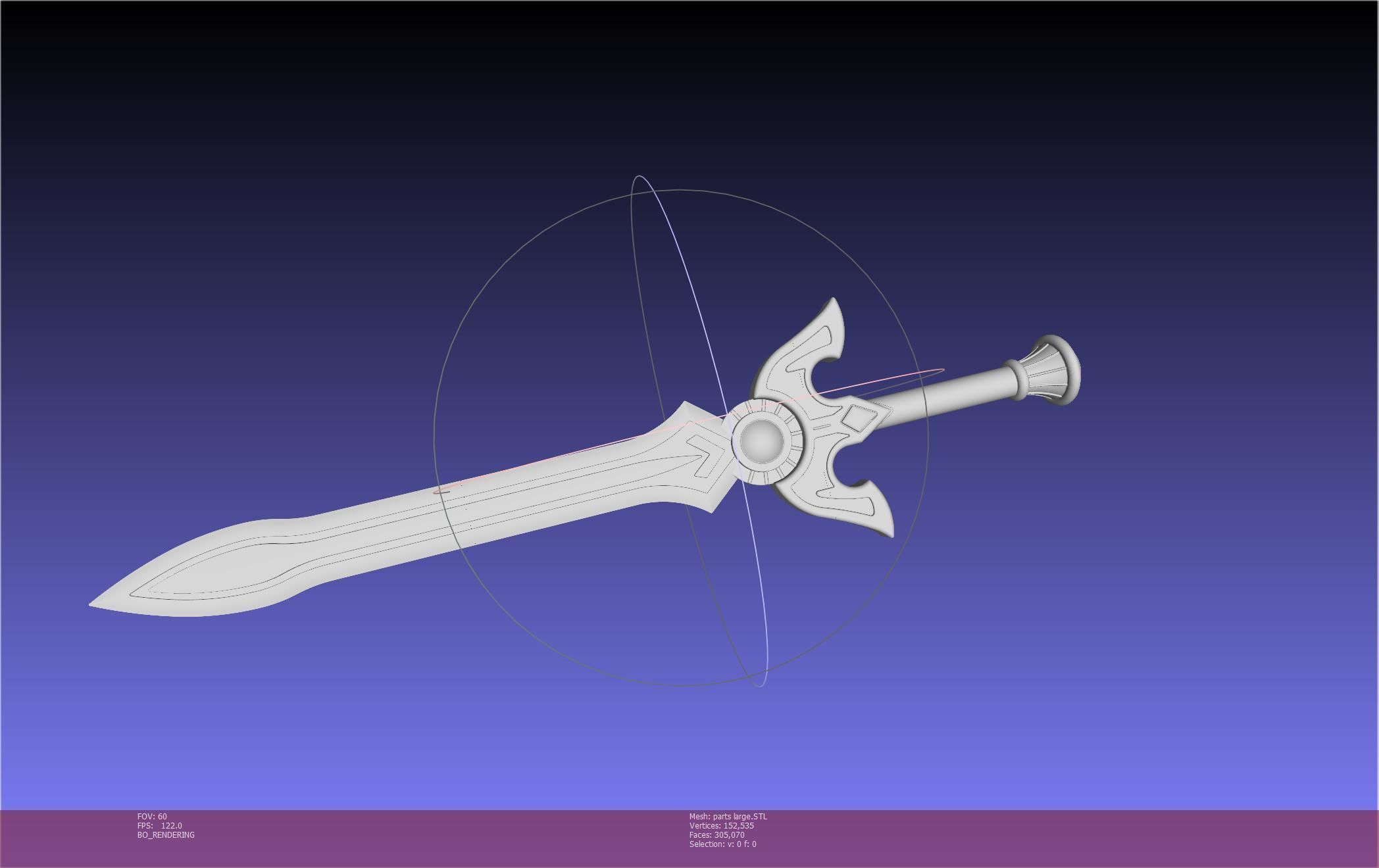 Shield Hero Sword Hero Sword Printable Assembly 3D print model_83