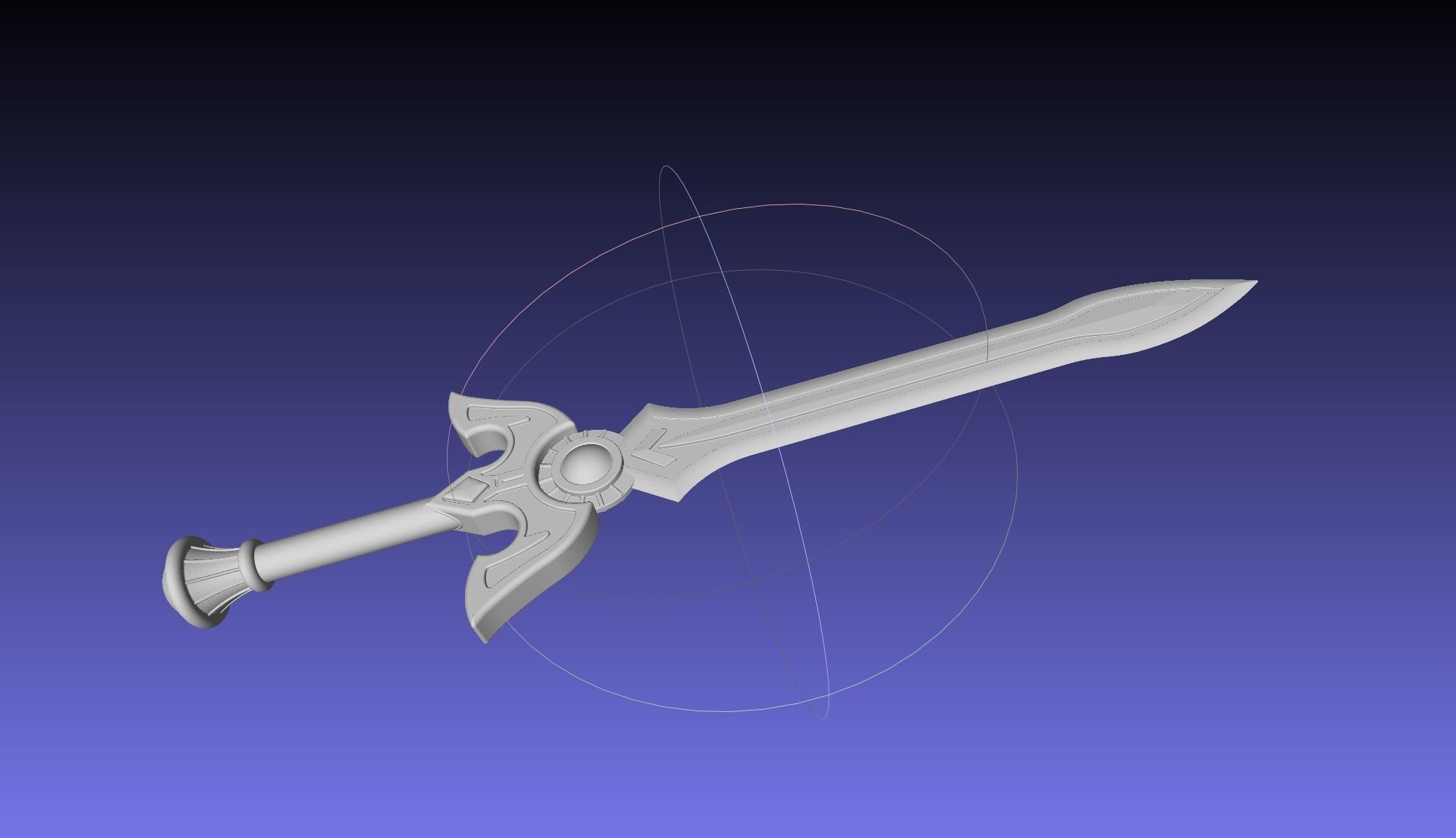 Shield Hero Sword Hero Sword Printable Assembly 3D print model_1