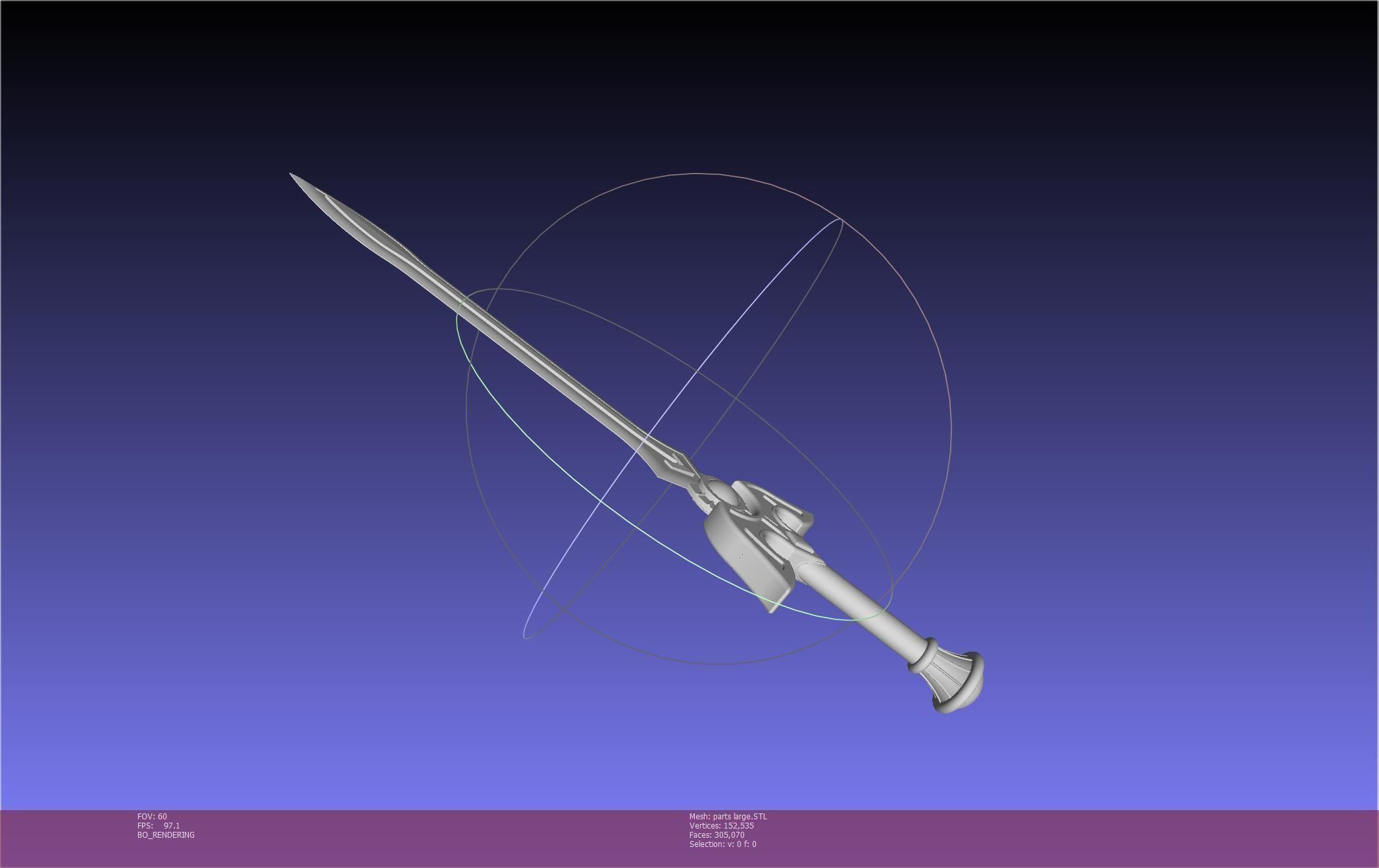 Shield Hero Sword Hero Sword Printable Assembly 3D print model_99