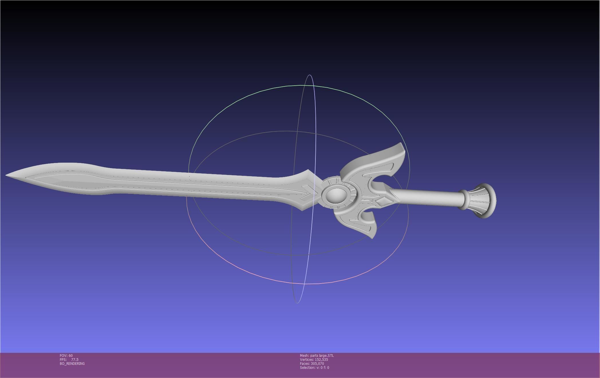 Shield Hero Sword Hero Sword Printable Assembly 3D print model_85