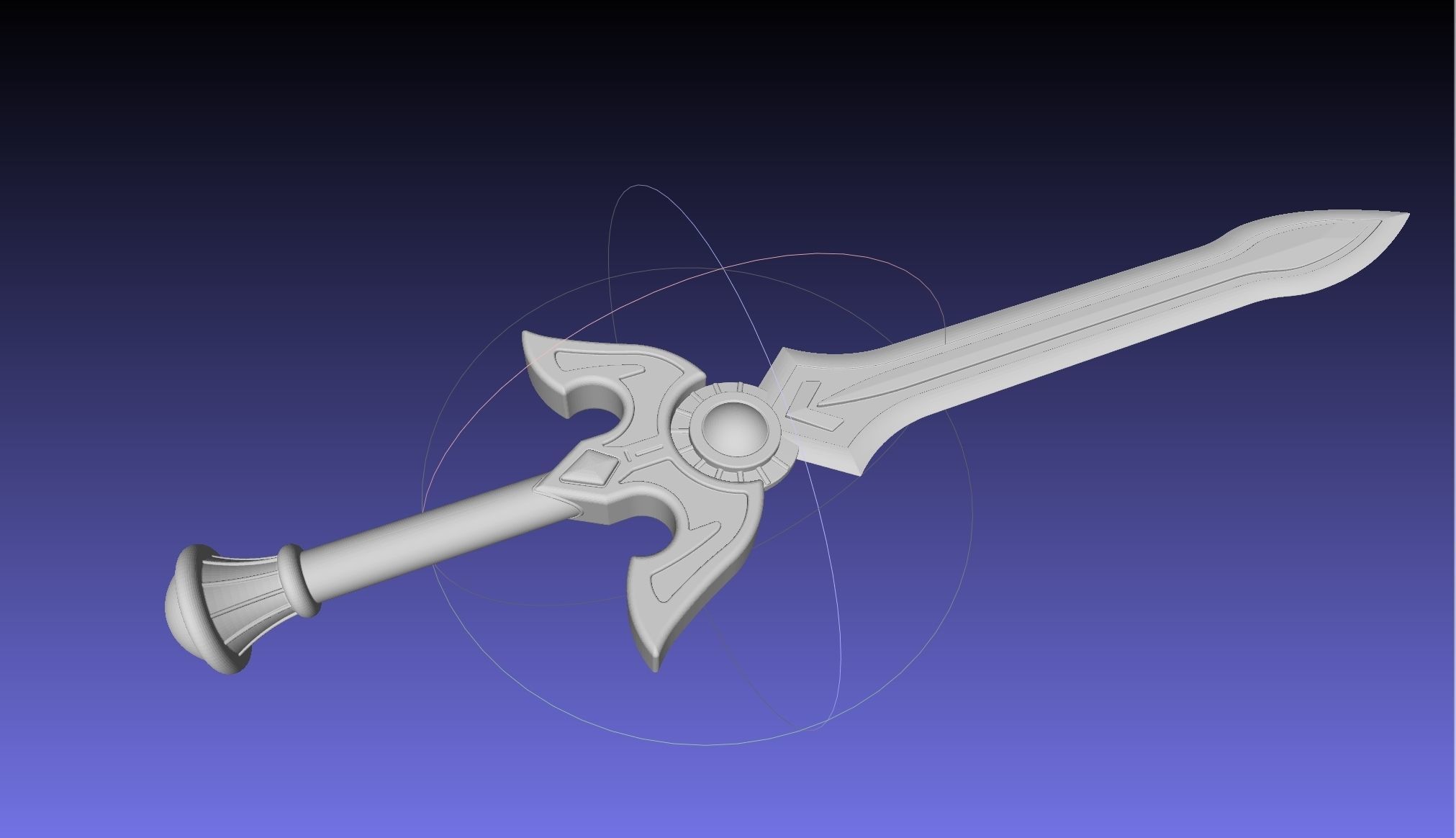 Shield Hero Sword Hero Sword Printable Assembly 3D print model_36