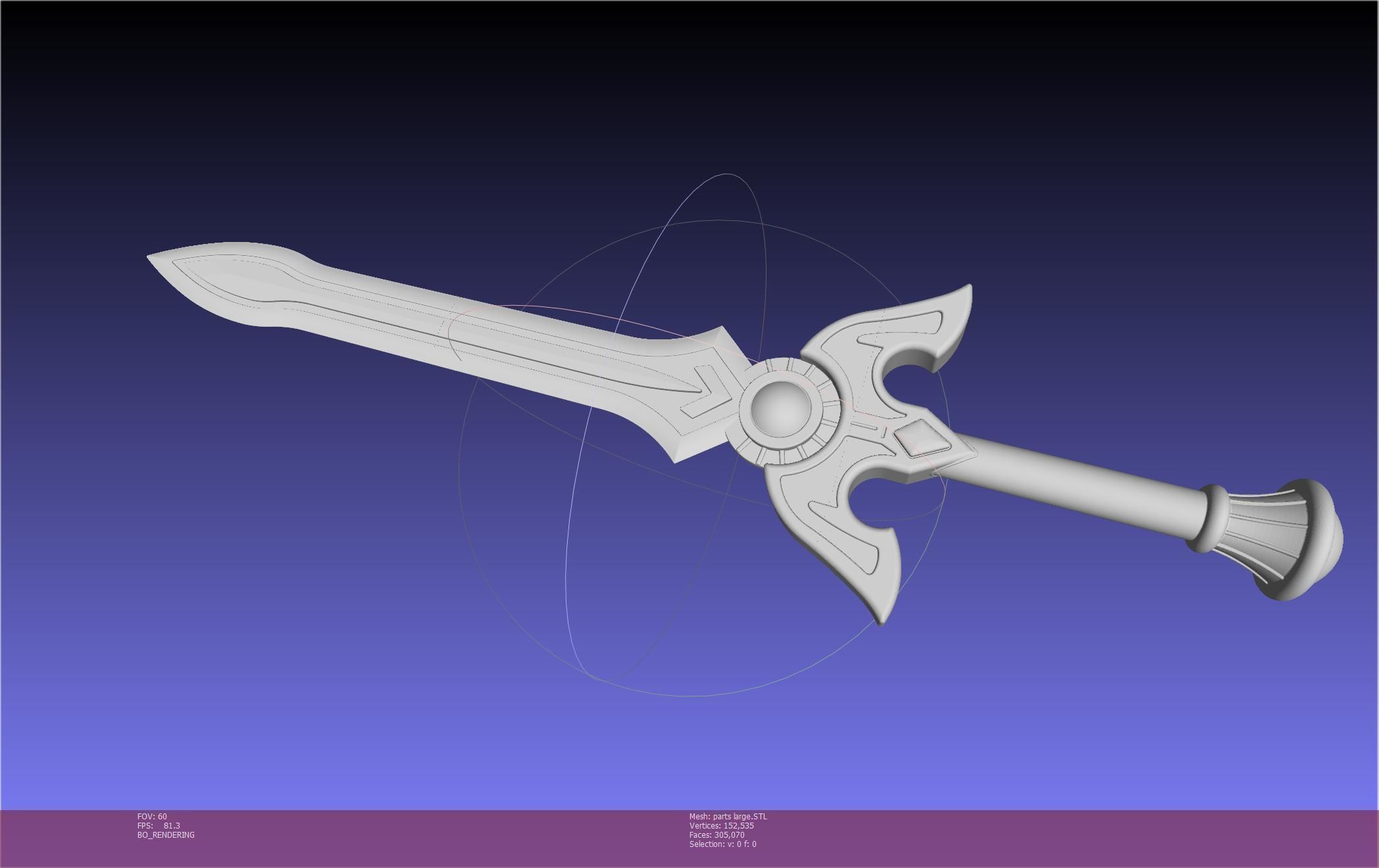 Shield Hero Sword Hero Sword Printable Assembly 3D print model_104