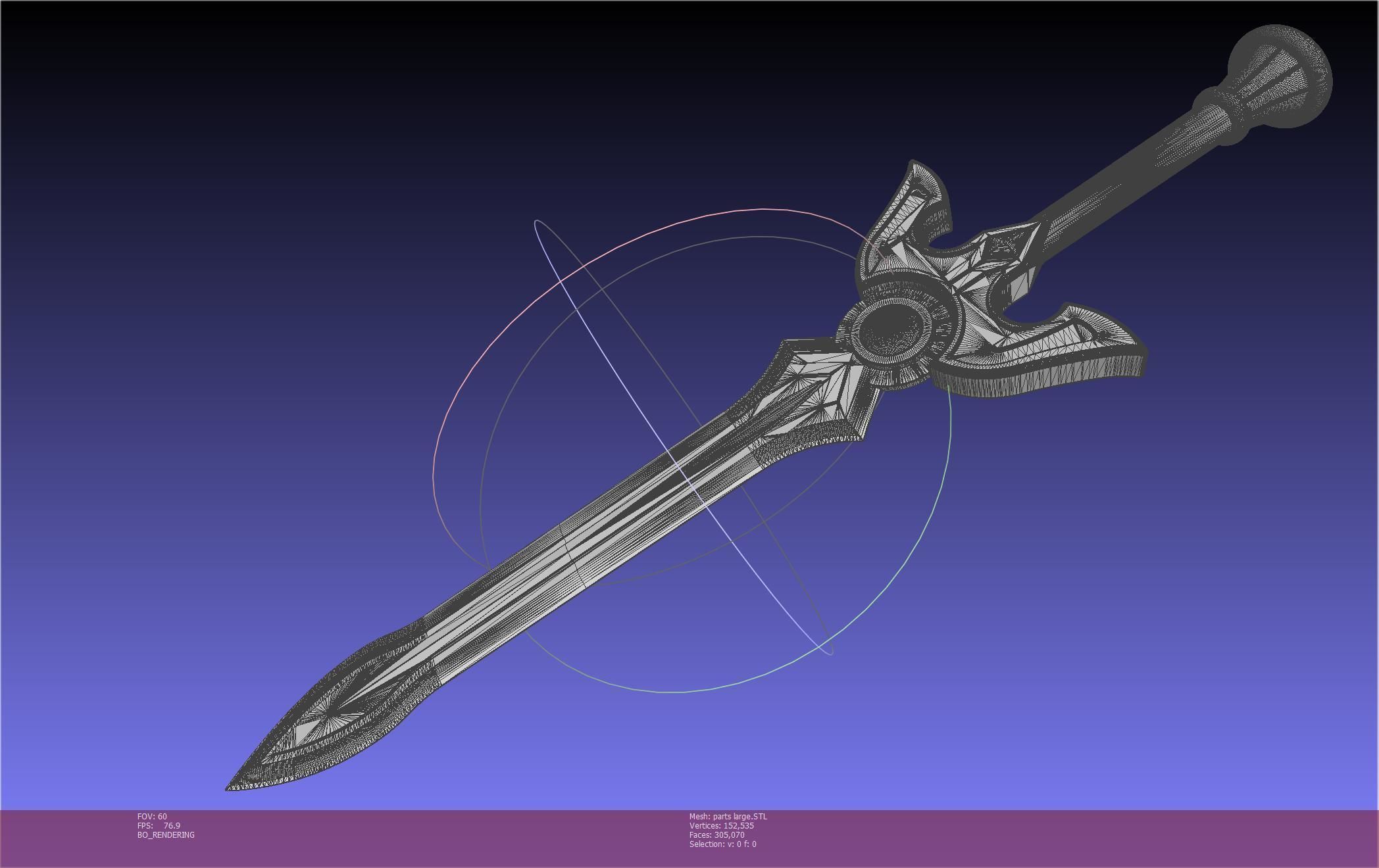 Shield Hero Sword Hero Sword Printable Assembly 3D print model_82