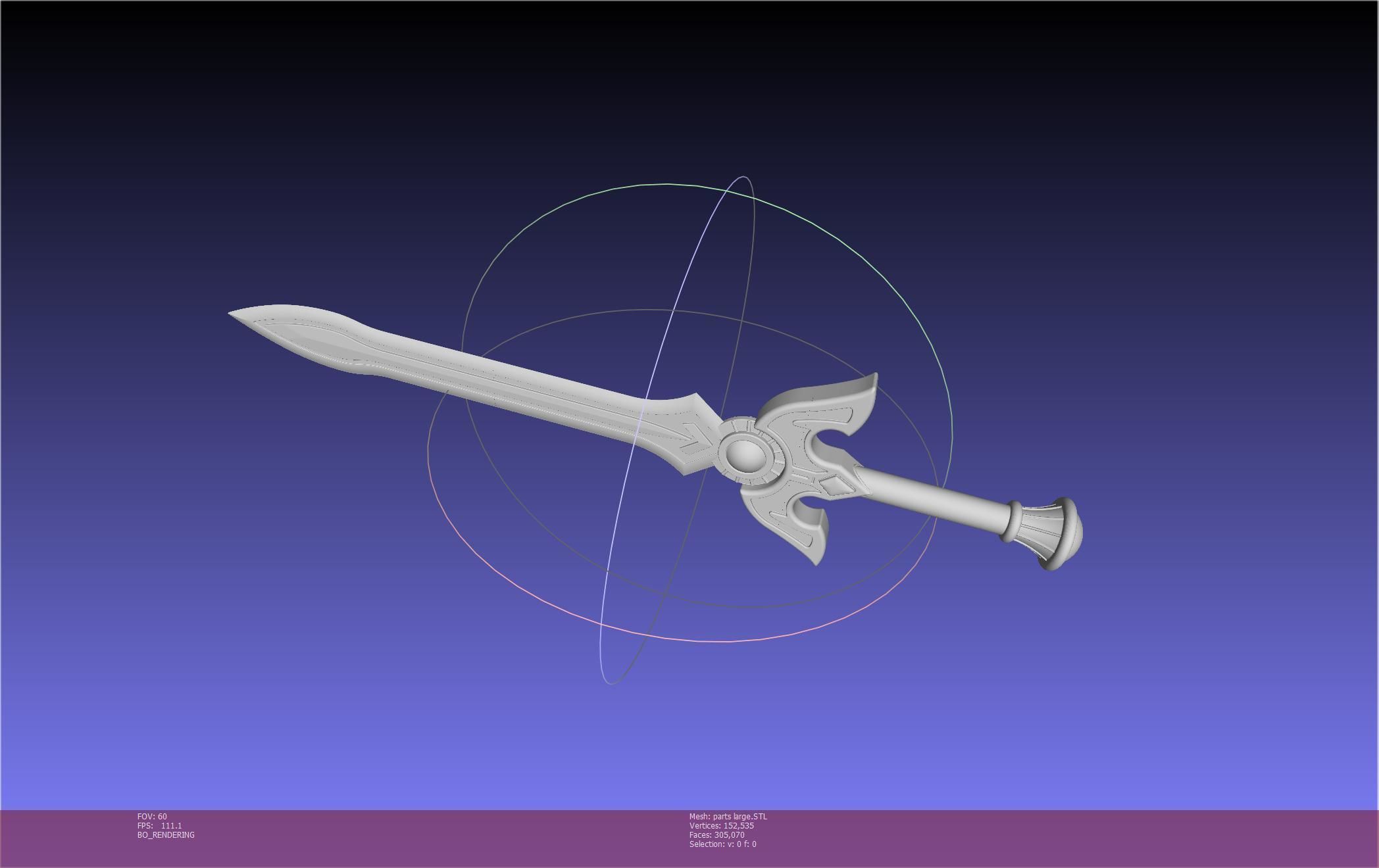 Shield Hero Sword Hero Sword Printable Assembly 3D print model_102