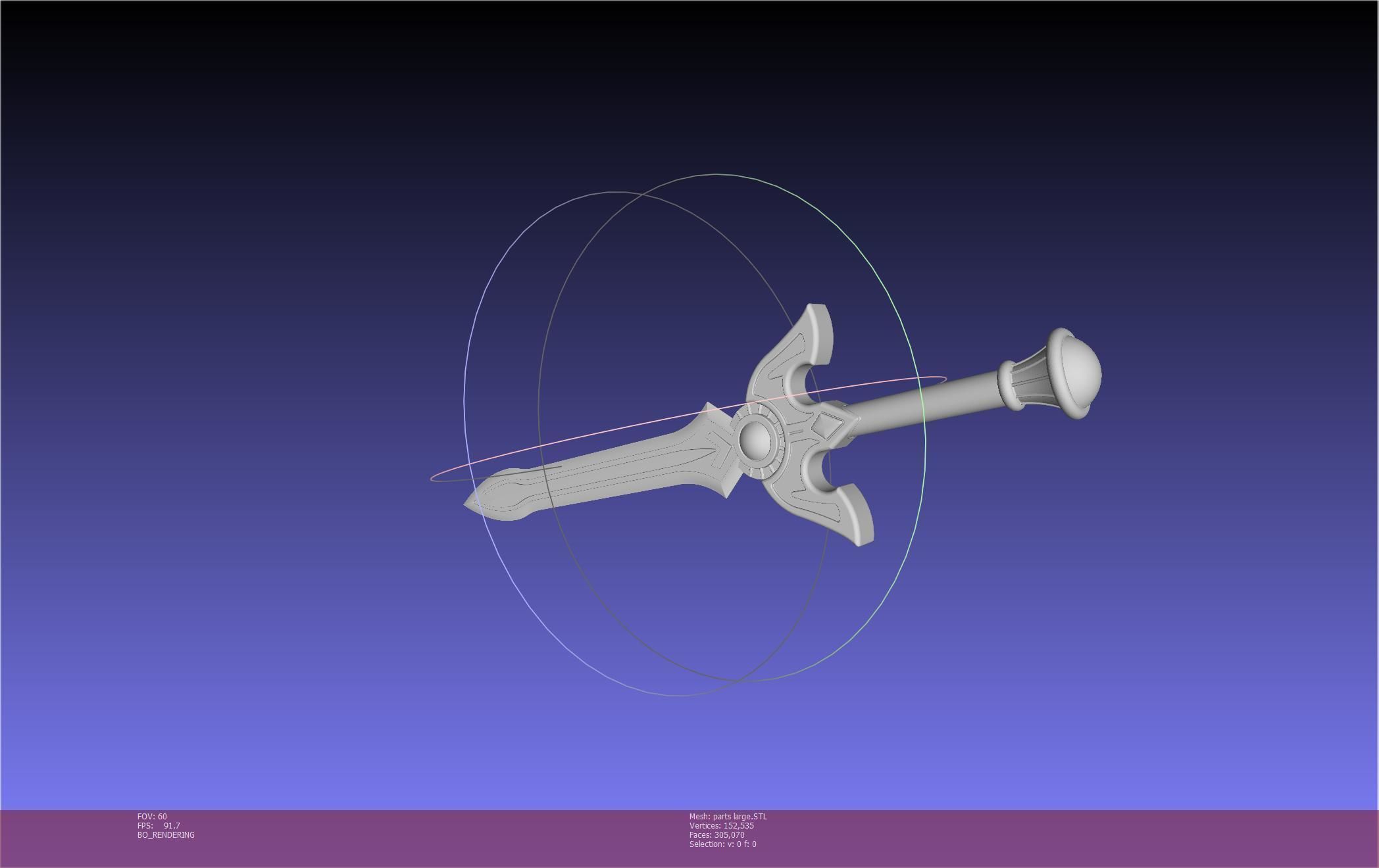 Shield Hero Sword Hero Sword Printable Assembly 3D print model_96