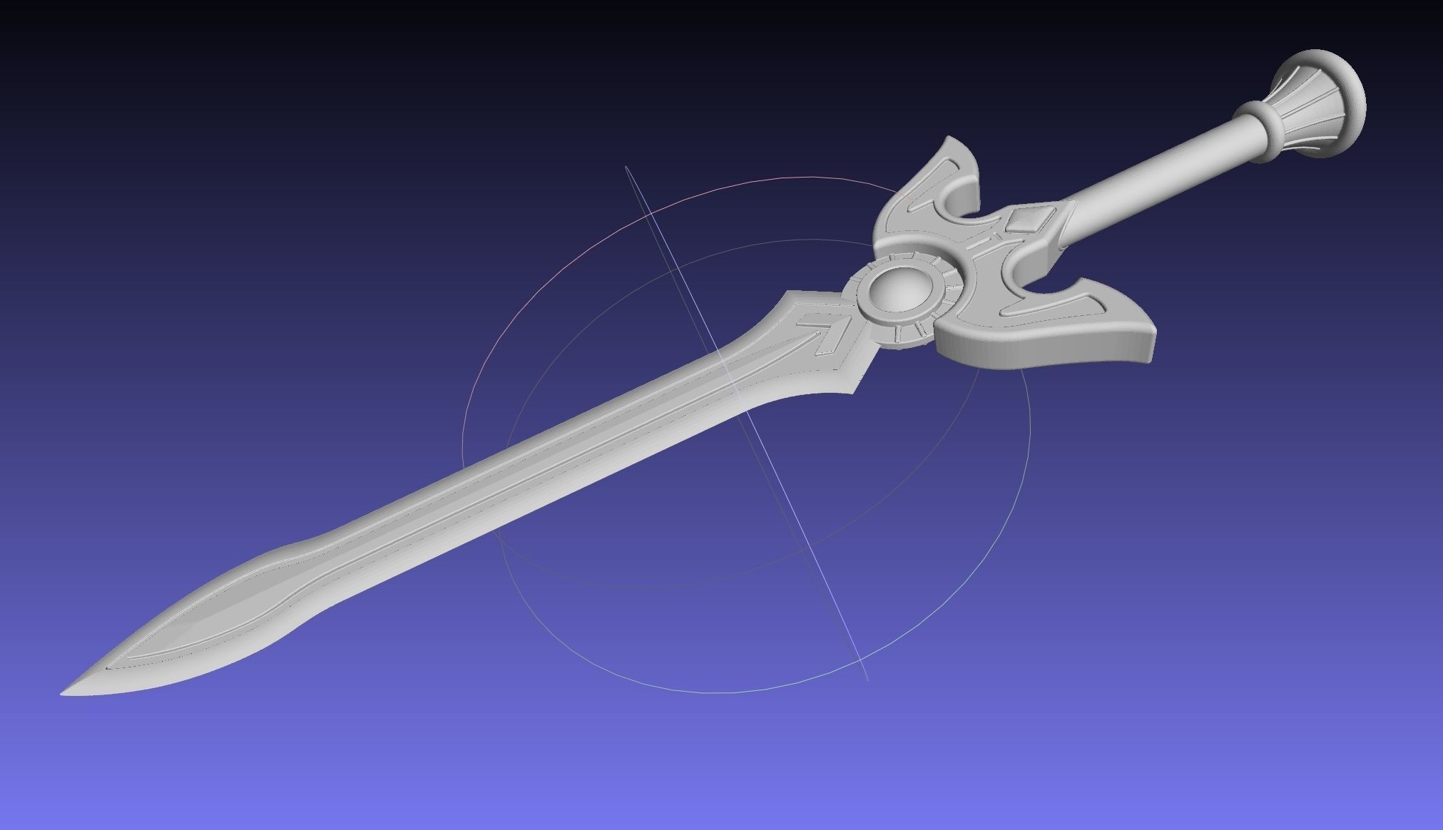 Shield Hero Sword Hero Sword Printable Assembly 3D print model_34