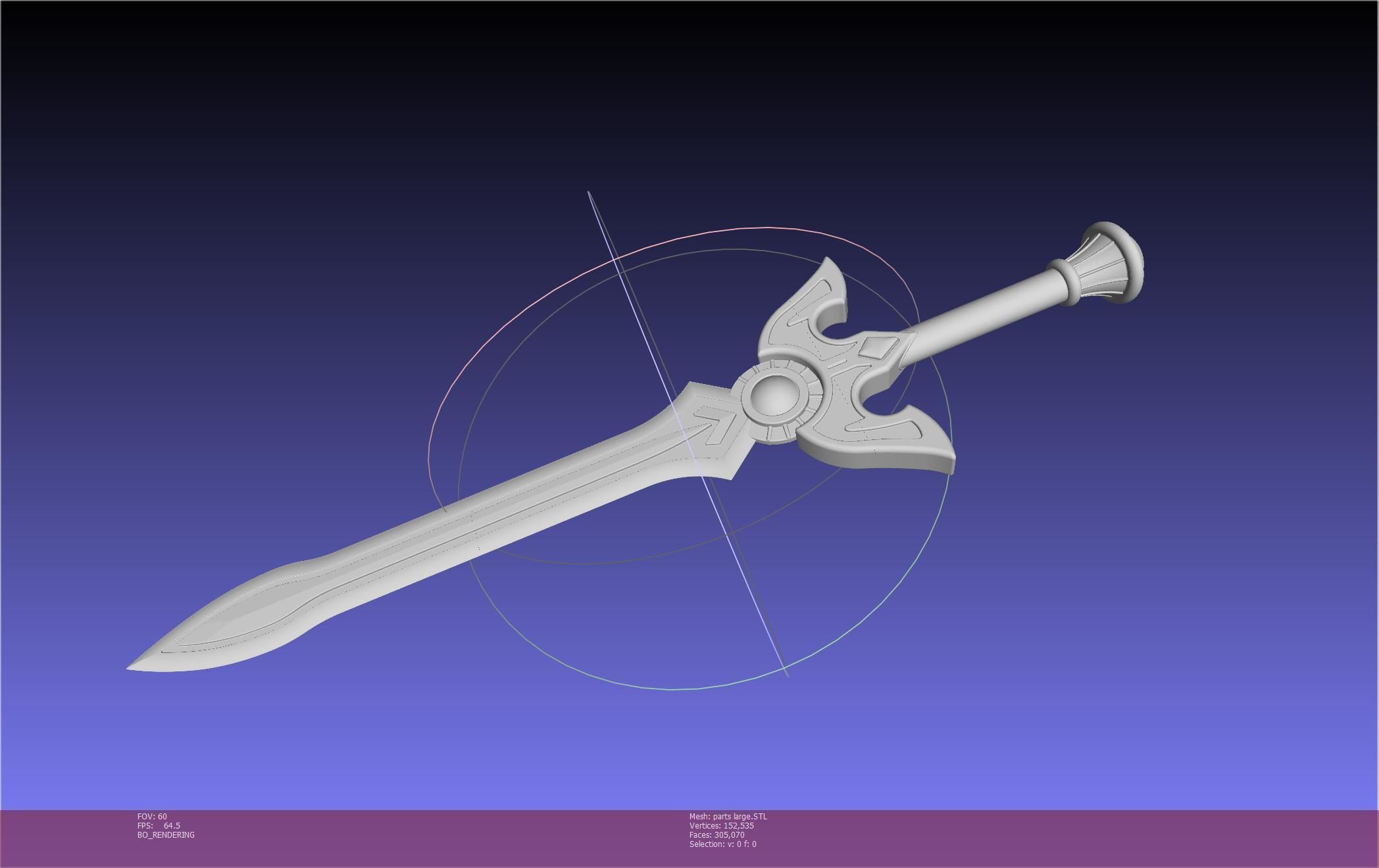 Shield Hero Sword Hero Sword Printable Assembly 3D print model_75