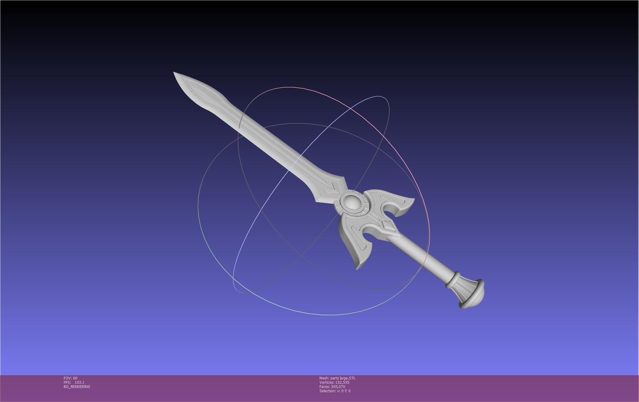 Shield Hero Sword Hero Sword Printable Assembly 3D print model_92