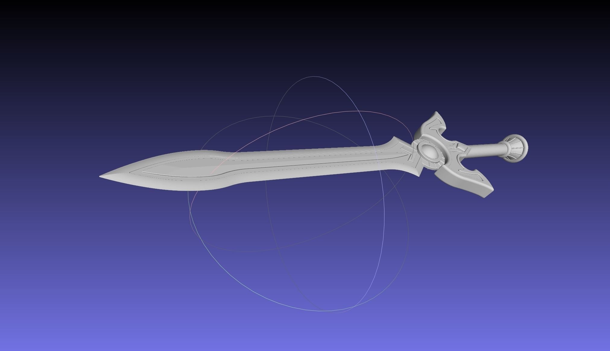 Shield Hero Sword Hero Sword Printable Assembly 3D print model_3