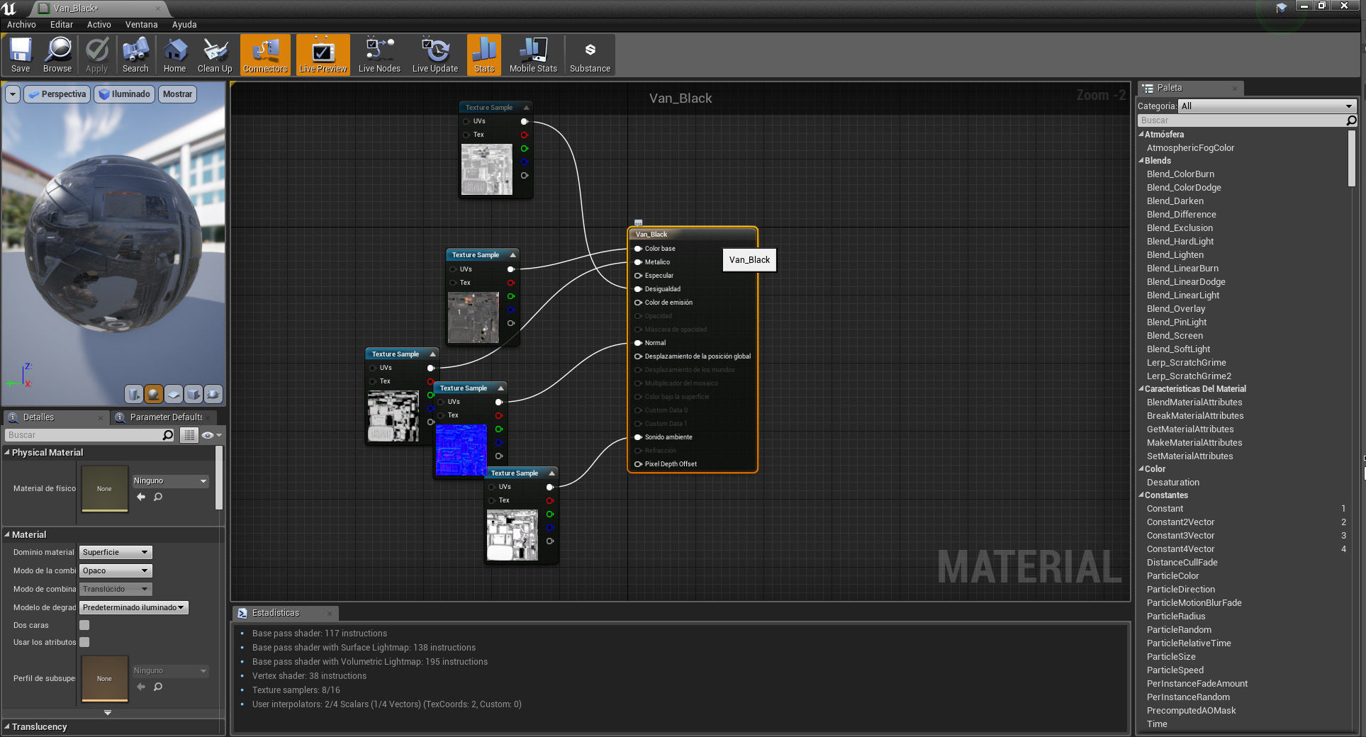 Van vehicle Pack for UE4 Low-poly 3D model_9