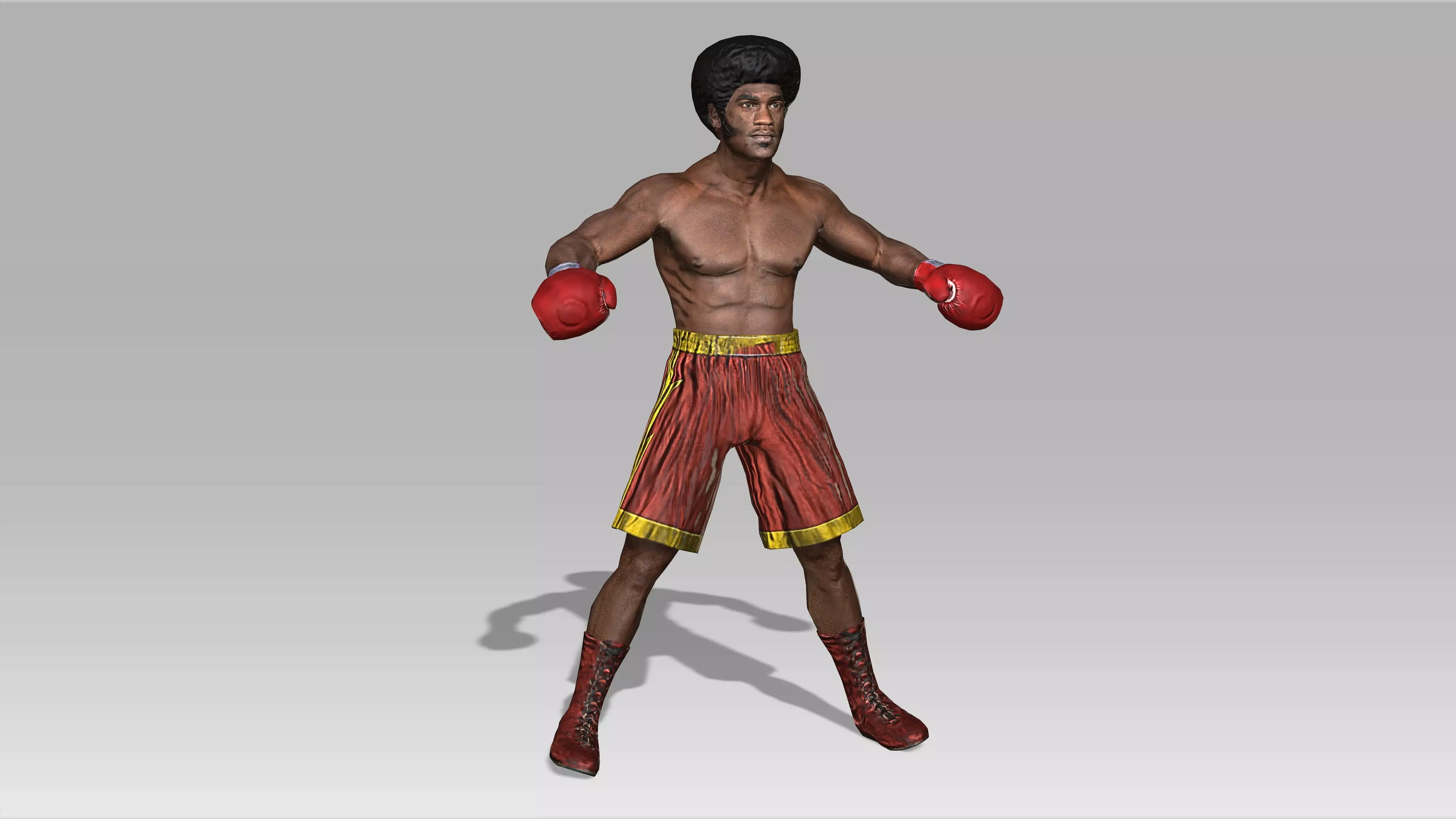 3D model Boxer Male VR / AR / low-poly | CGTrader