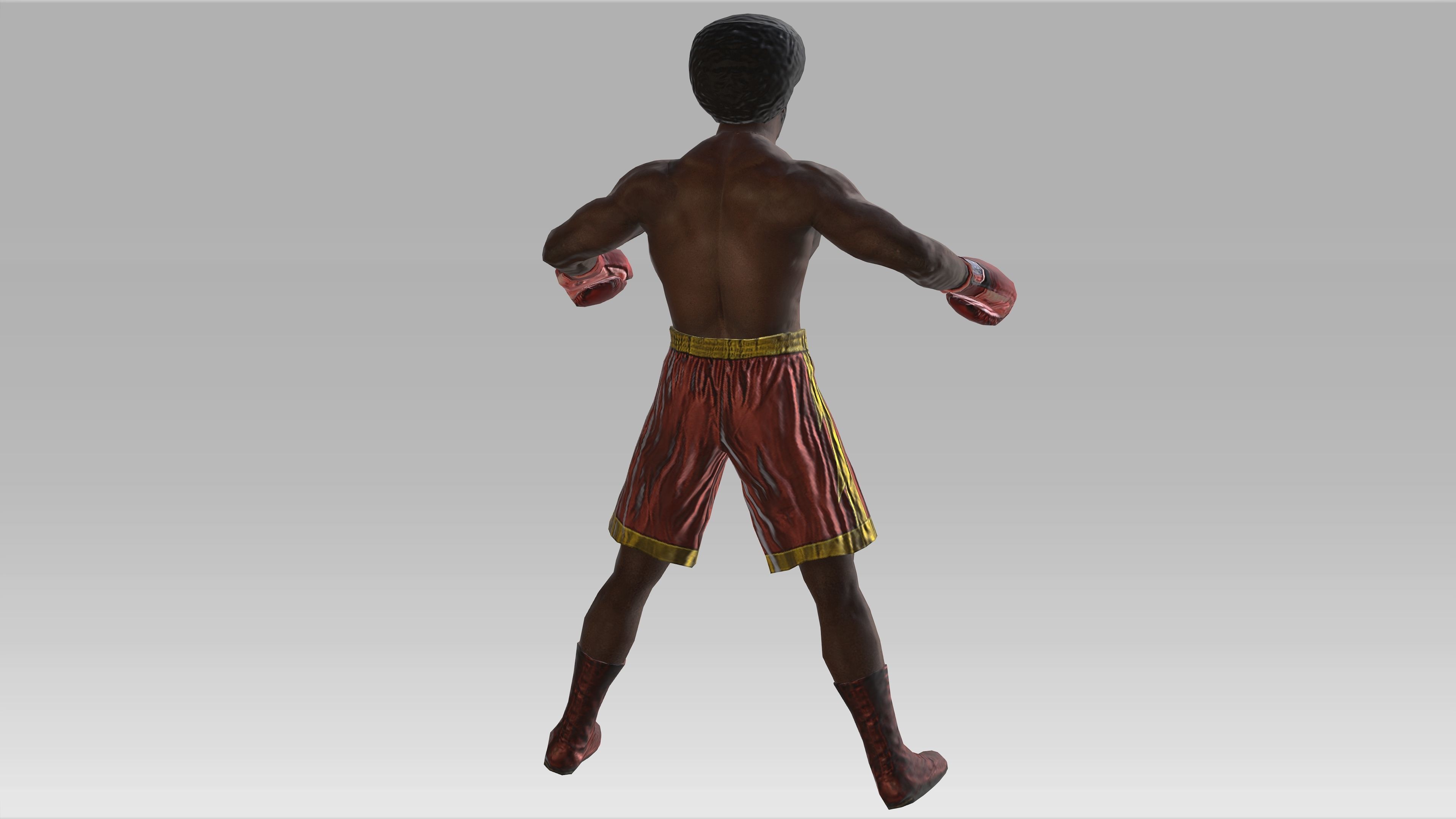 3D model Boxer Male VR / AR / low-poly | CGTrader