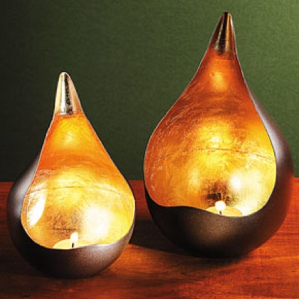 Teardrops Tealight Candle Holder 3D print model_1