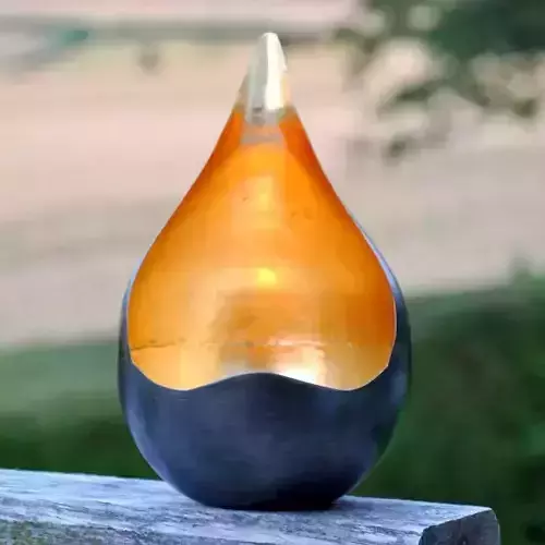 Teardrops Tealight Candle Holder 3D print model