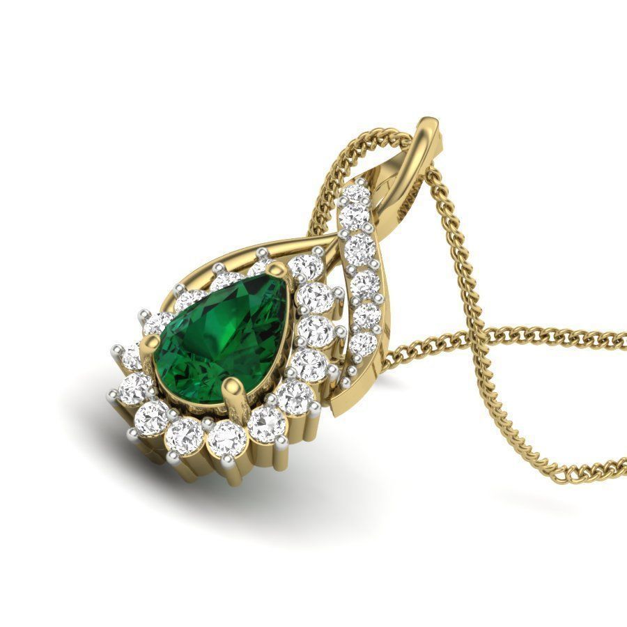 Women pendant 3dm render detail 3D print model 3D print model_4