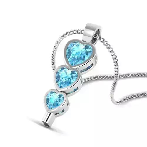 Women pendant 3dm render detail 3D print model