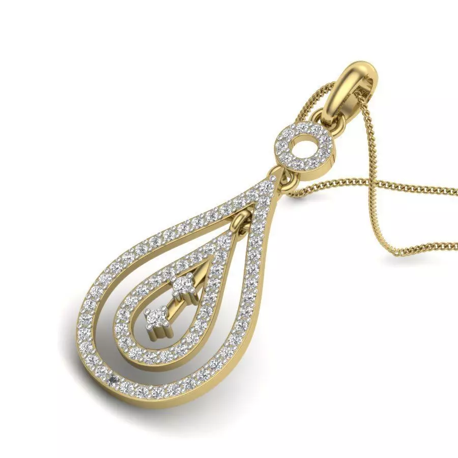 Women pendant 3dm render detail 3D print model 3D print model_0