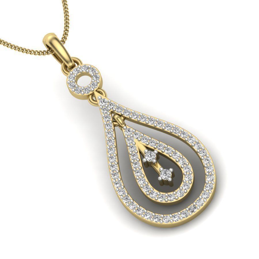 Women pendant 3dm render detail 3D print model 3D print model_3