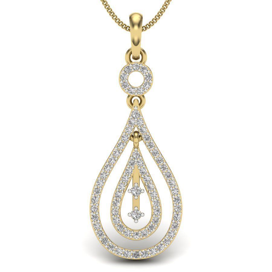 Women pendant 3dm render detail 3D print model 3D print model_5