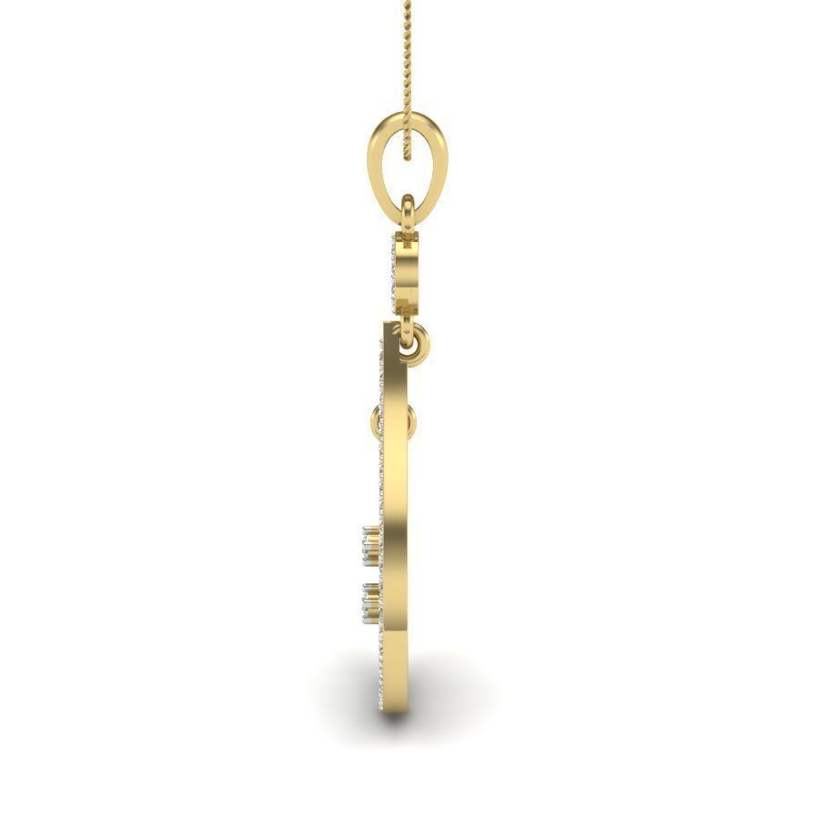 Women pendant 3dm render detail 3D print model 3D print model_4