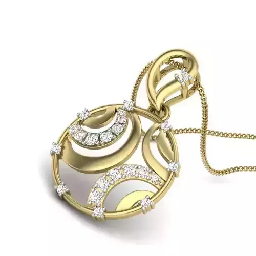 Women pendant 3dm render detail 3D print model