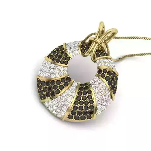 Women pendant 3dm render detail 3D print model