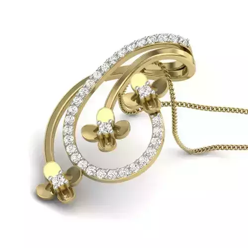 Women pendant 3dm render detail 3D print model