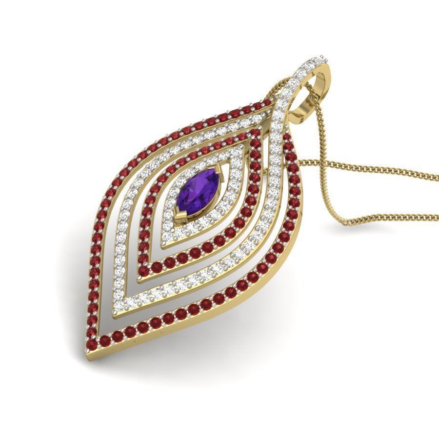 Women pendant 3dm render detail 3D print model 3D print model_1