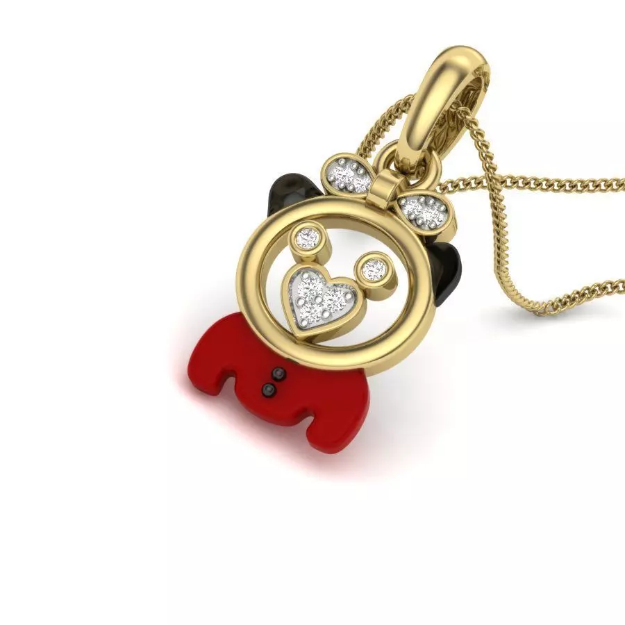 Kids pendant 3dm render detail 3D print model 3D print model