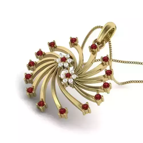 Women pendant 3dm render detail 3D print model