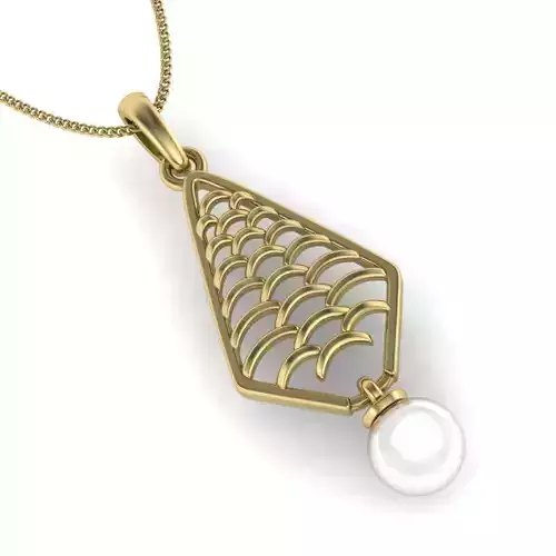 Women pendant 3dm render detail 3D print model