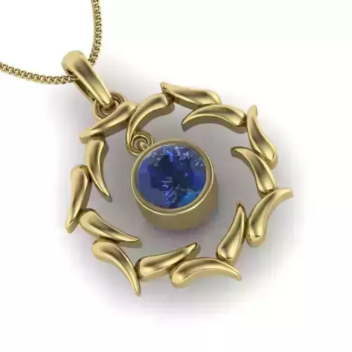 Women pendant 3dm render detail 3D print model